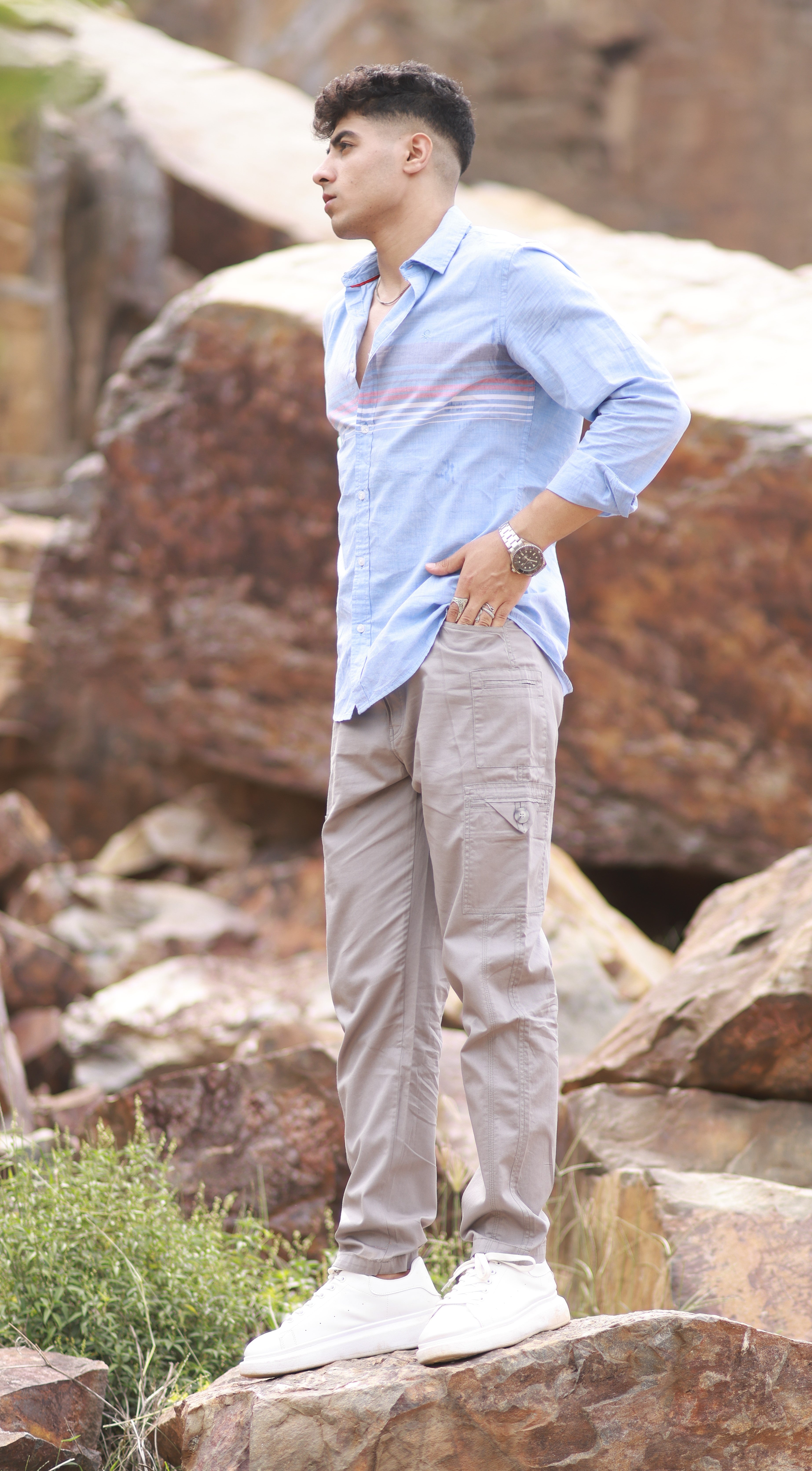 Evergreen Trek Utility Cargo - CLOUDY GREY