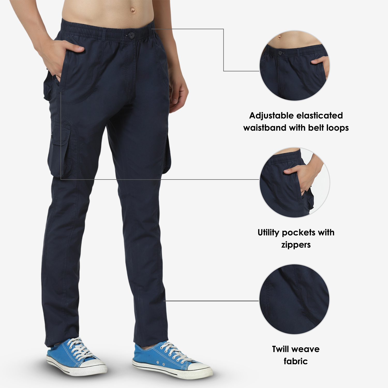 AIR UTILITY CARGOS - MIDNIGHT BLUE