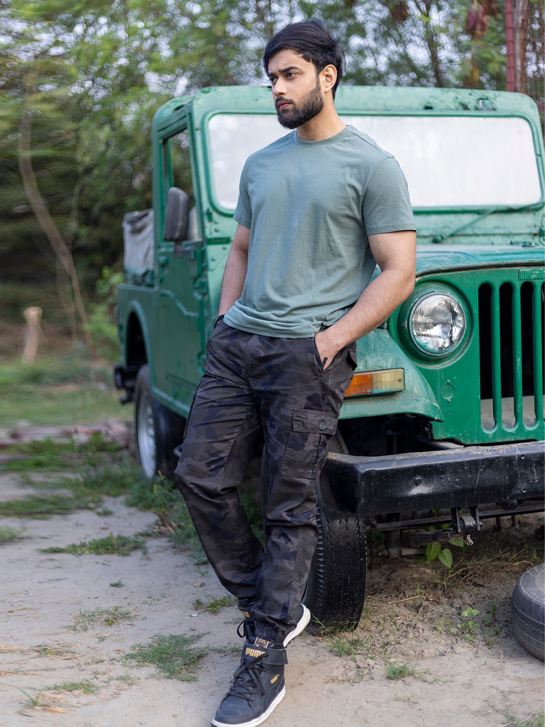 CAMOUFLAGE CARGO JOGGERS MOSCOW