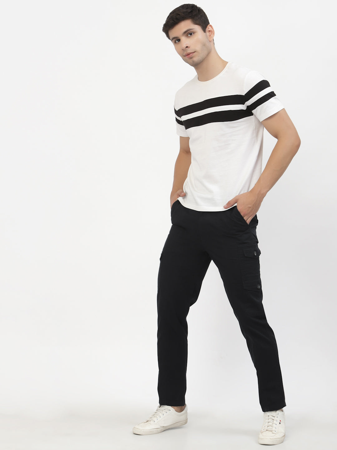 All Terrain Flex Cotton Cargos - SPIDER BLACK