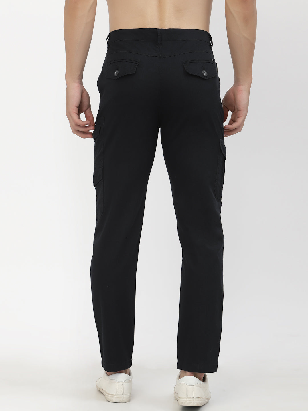 All Terrain Flex Cotton Cargos - SPIDER BLACK