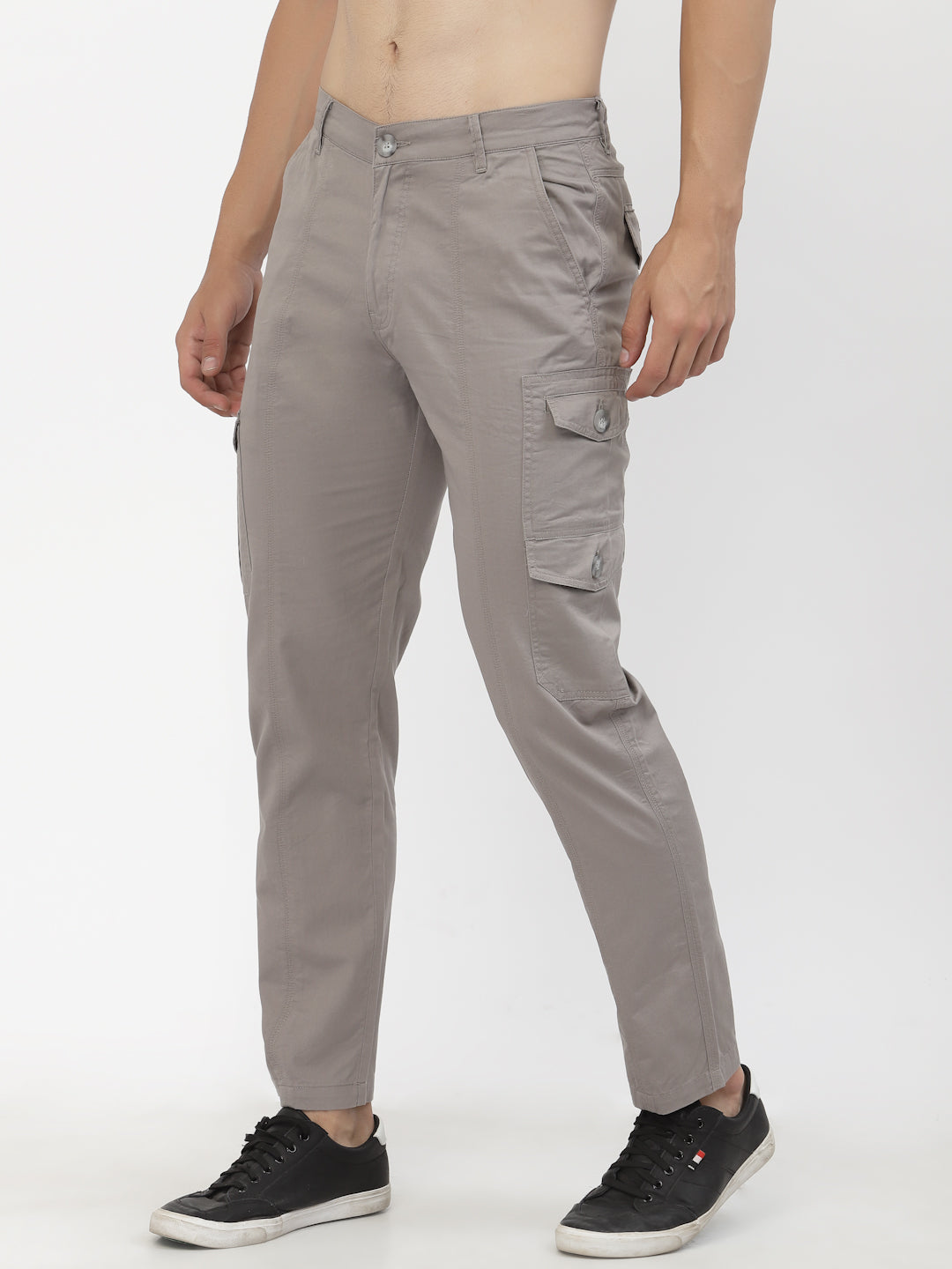 All Terrain Flex Cotton Cargos - CLOUDY GREY