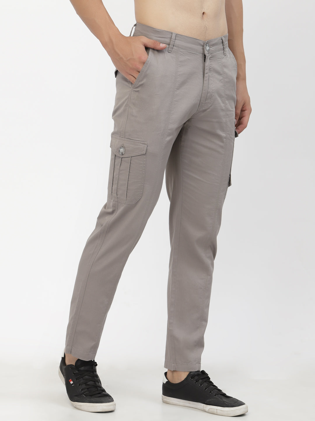 All Terrain Flex Cotton Cargos - CLOUDY GREY