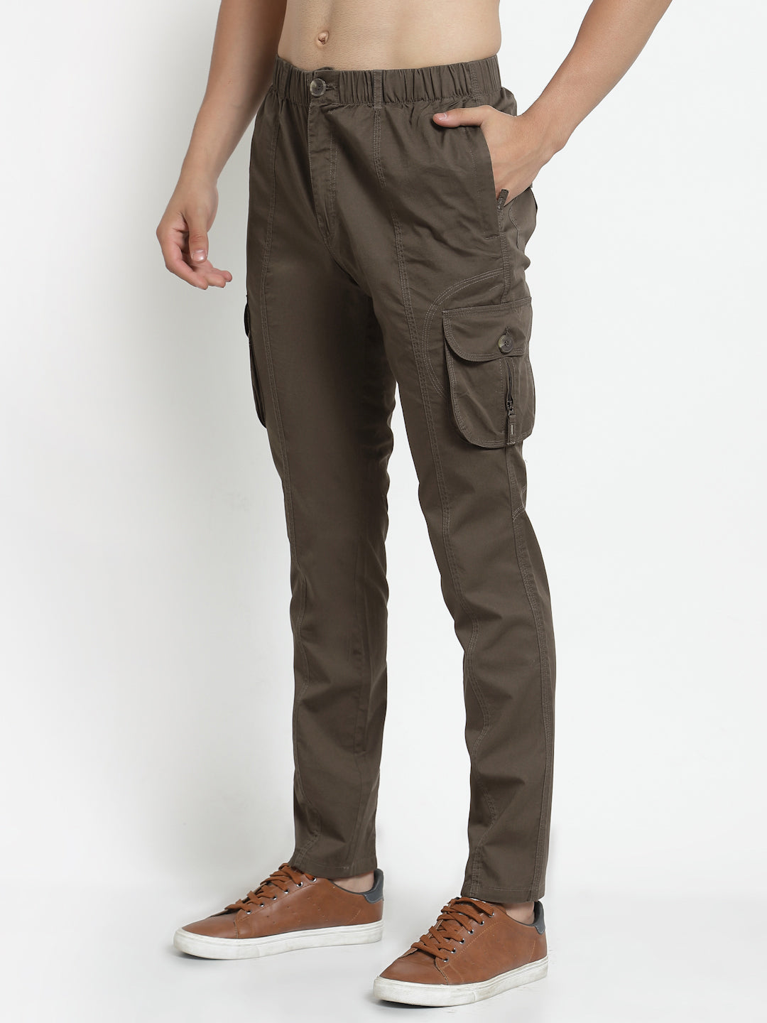 Urban Utility Cotton Cargos - MOCHA BROWN