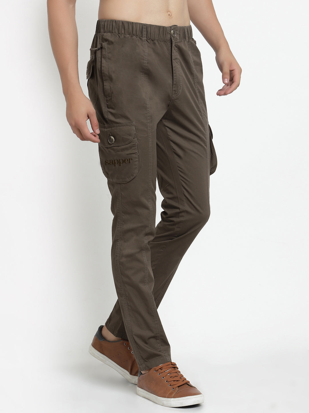 Urban Utility Cotton Cargos - MOCHA BROWN