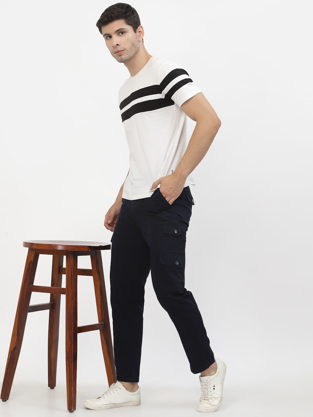 All Terrain Flex Cotton Cargos - MIDNIGHT BLUE