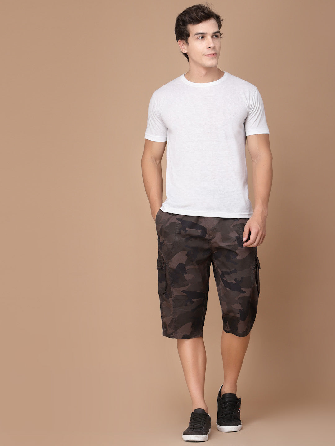 PRINTED CLASSIC 3/4 CARGO SHORTS