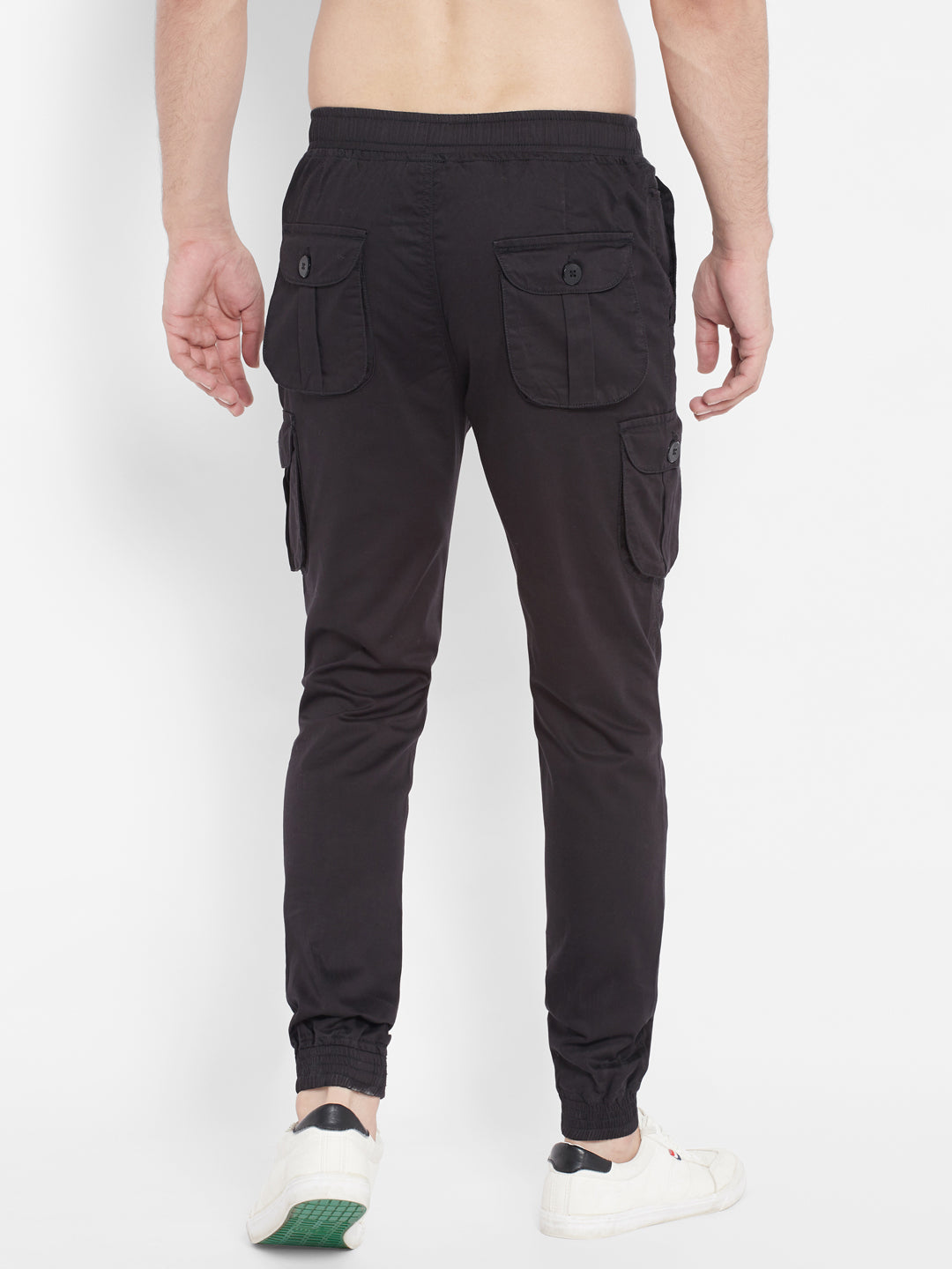 TECH TAPERED JOGGER PANTS SPIDER BLACK