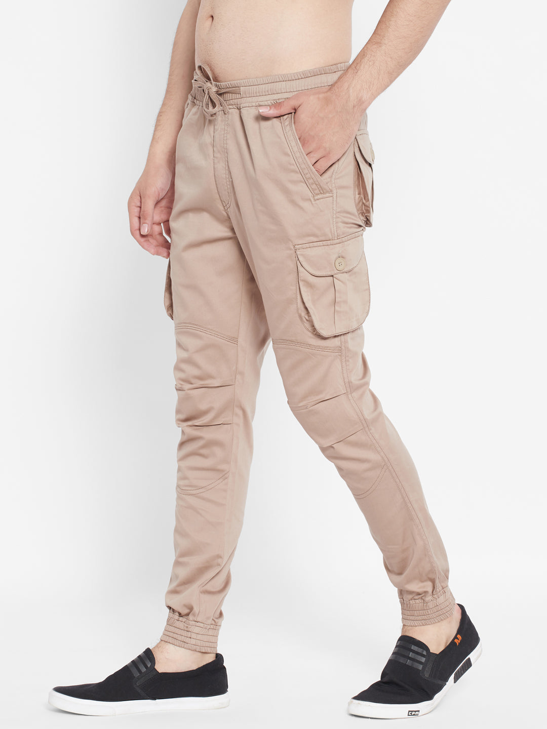 TECH TAPERED JOGGER PANTS SAND DOLLAR