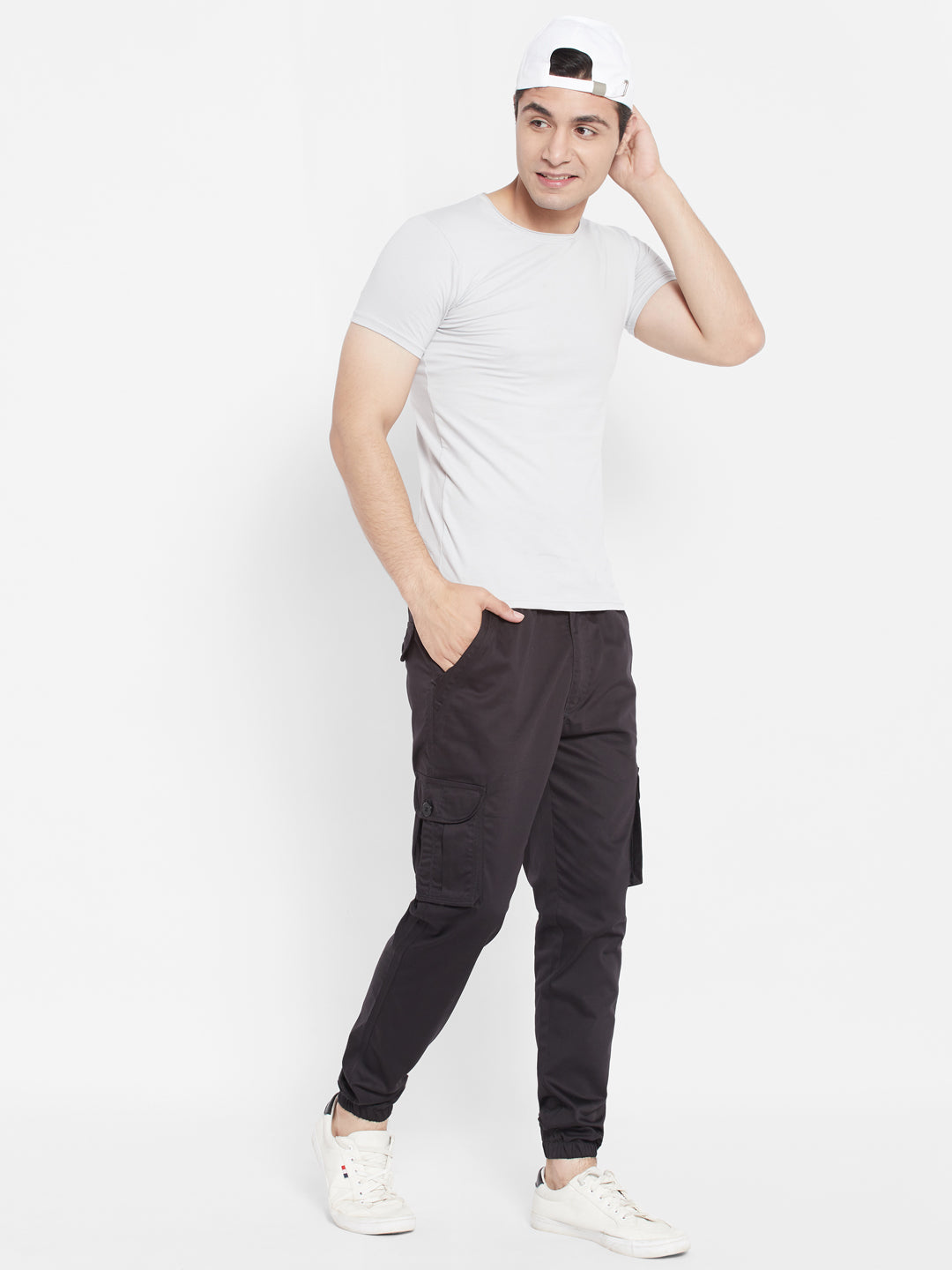 RITZY JOGGER PANTS SPIDER BLACK
