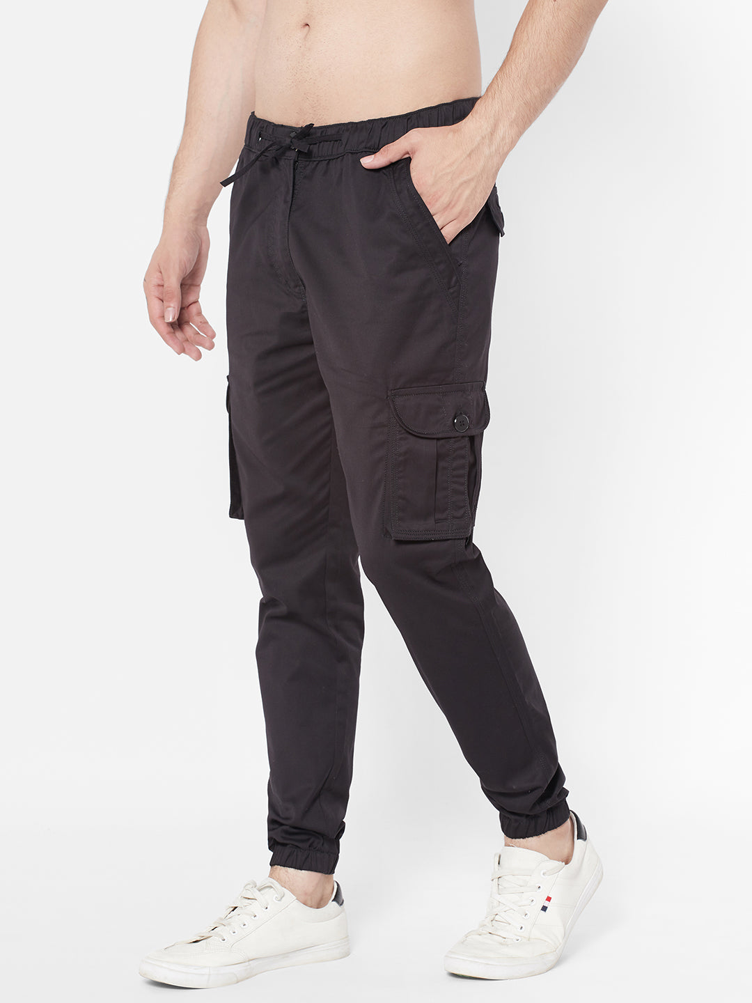 RITZY JOGGER PANTS SPIDER BLACK