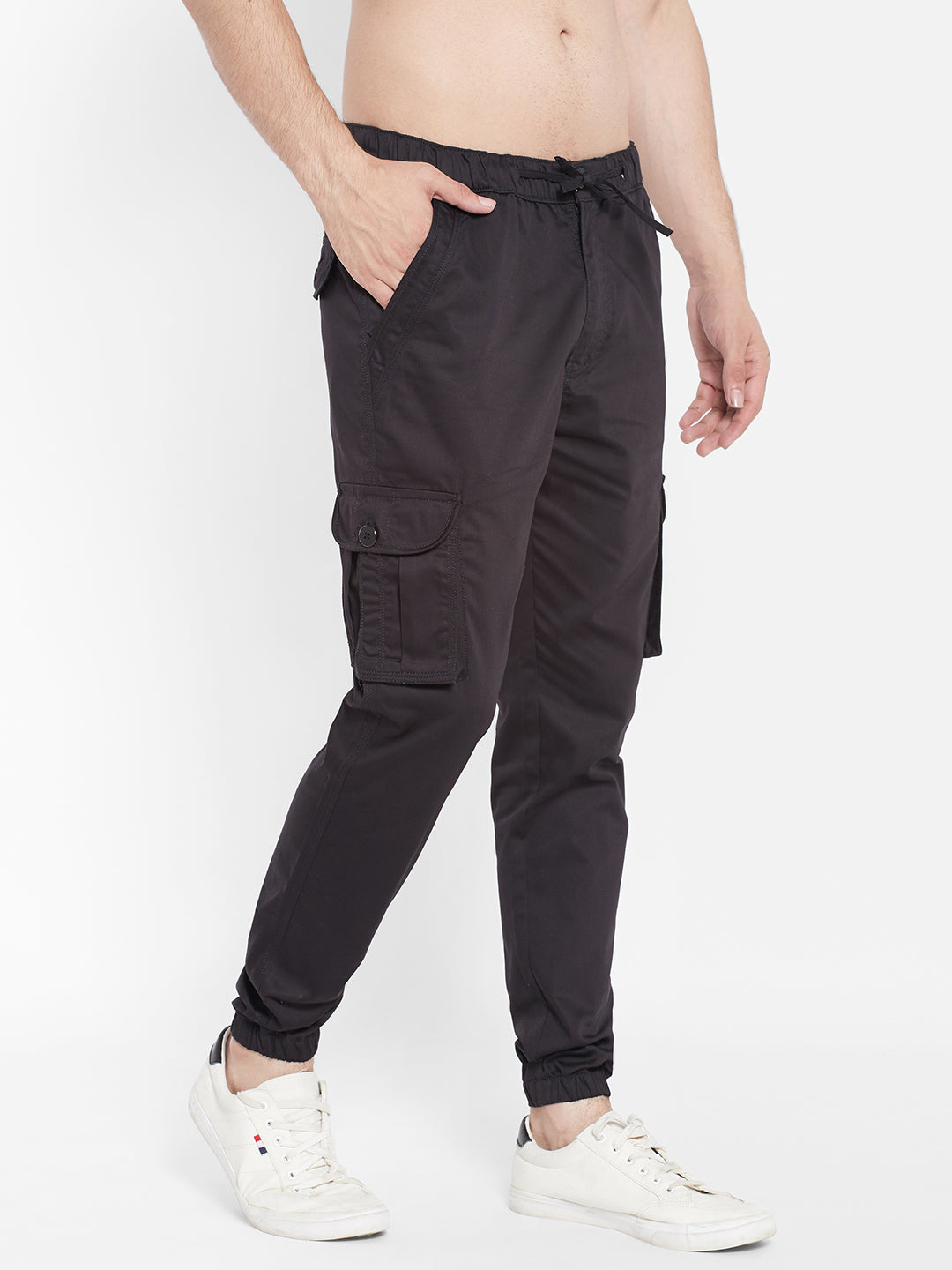 RITZY JOGGER PANTS SPIDER BLACK