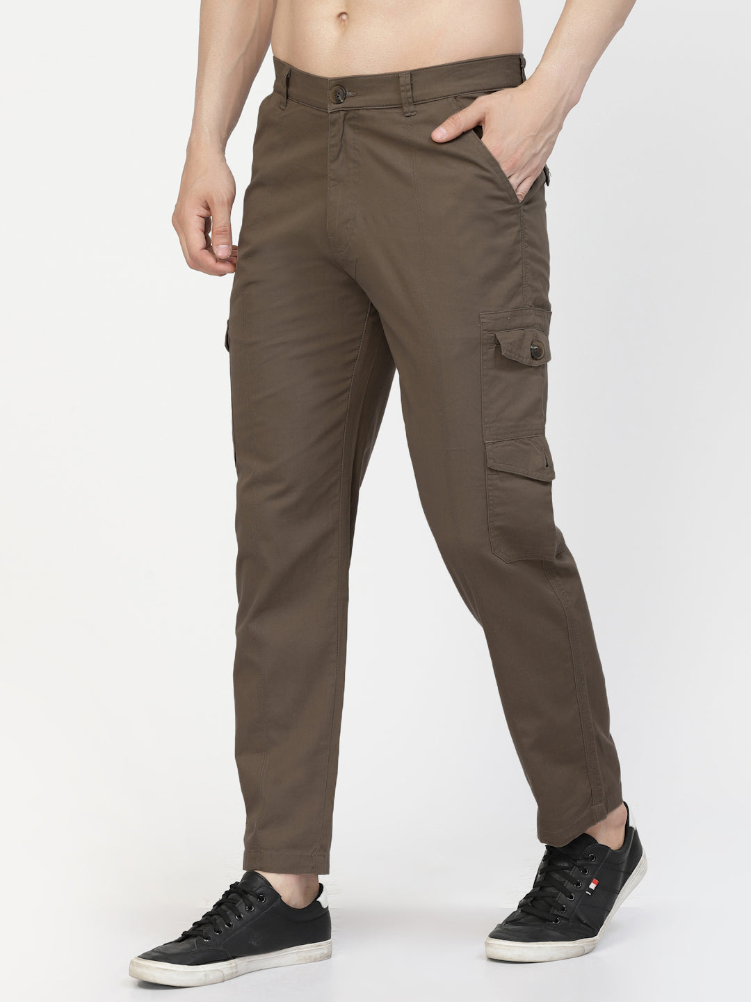 All Terrain Flex Cotton Cargos - MOCHA BROWN