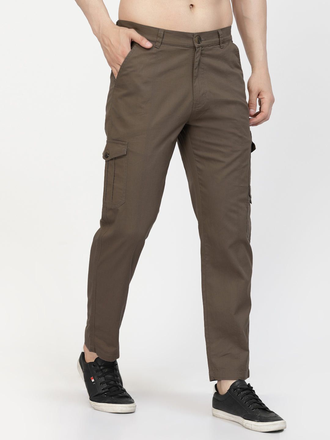 All Terrain Flex Cotton Cargos - MOCHA BROWN