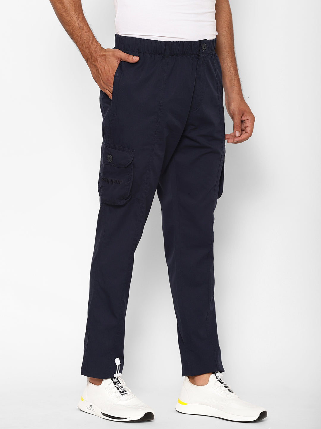 Urban Utility Cotton Cargos - MIDNIGHT BLUE