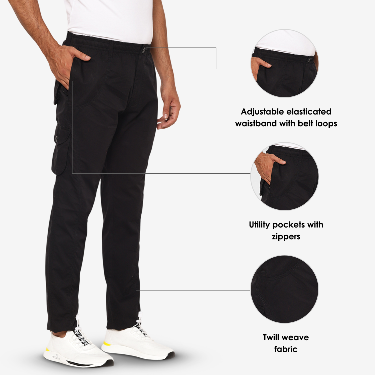 DOLLAR CLASSIC 6 POCKET CARGO PANTS