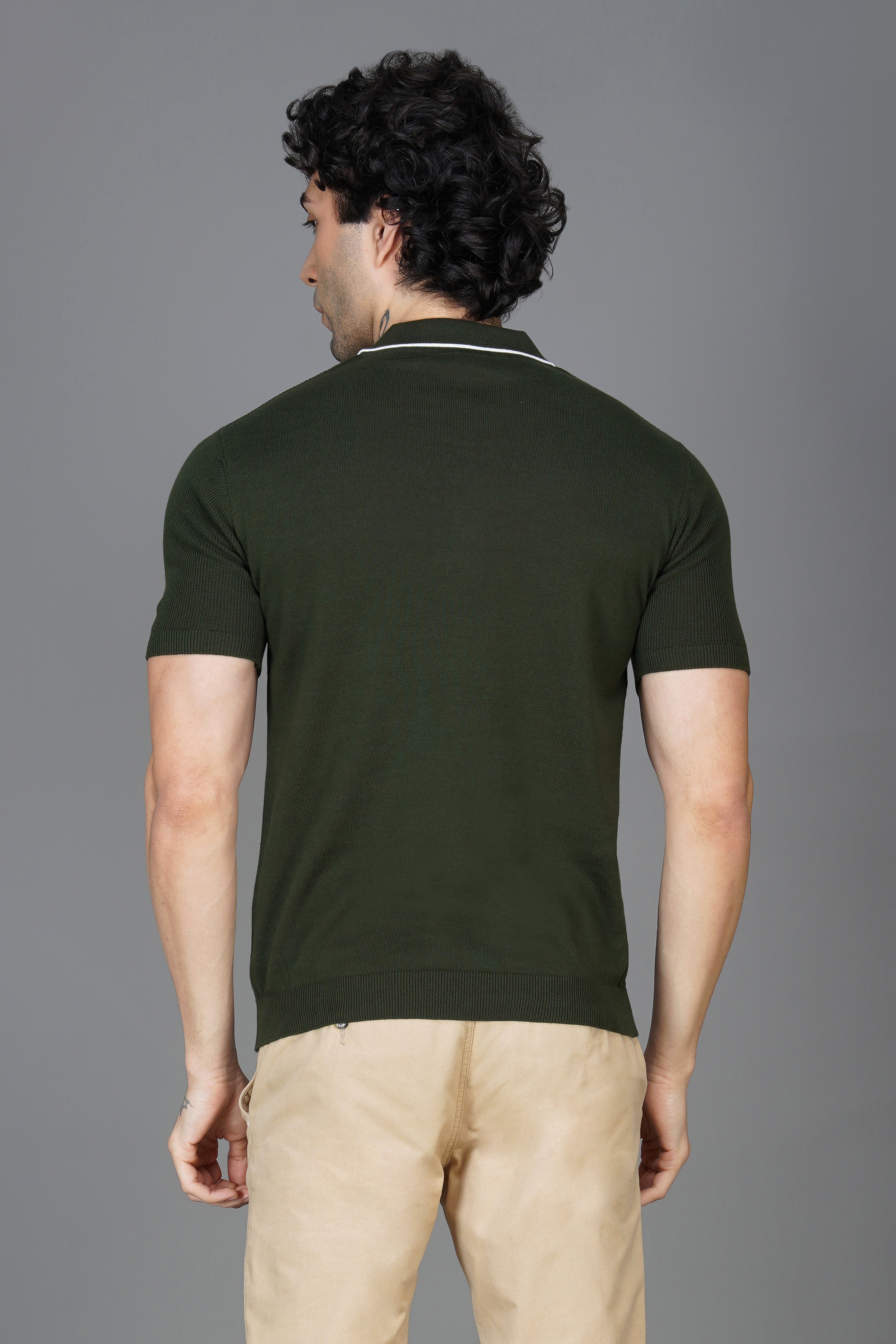No-Curl AirKnit Cotton T-Shirt