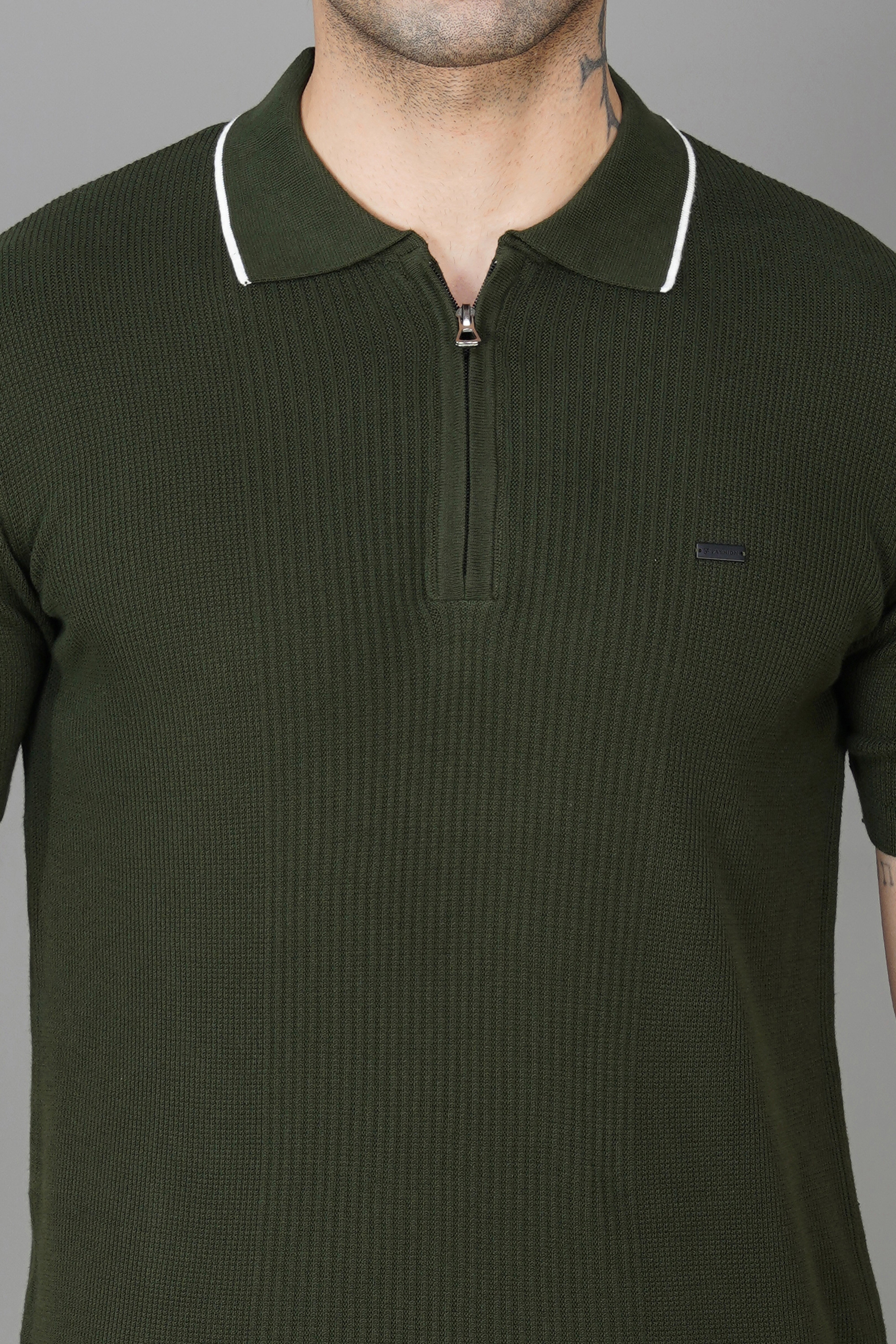 No-Curl AirKnit Cotton T-Shirt