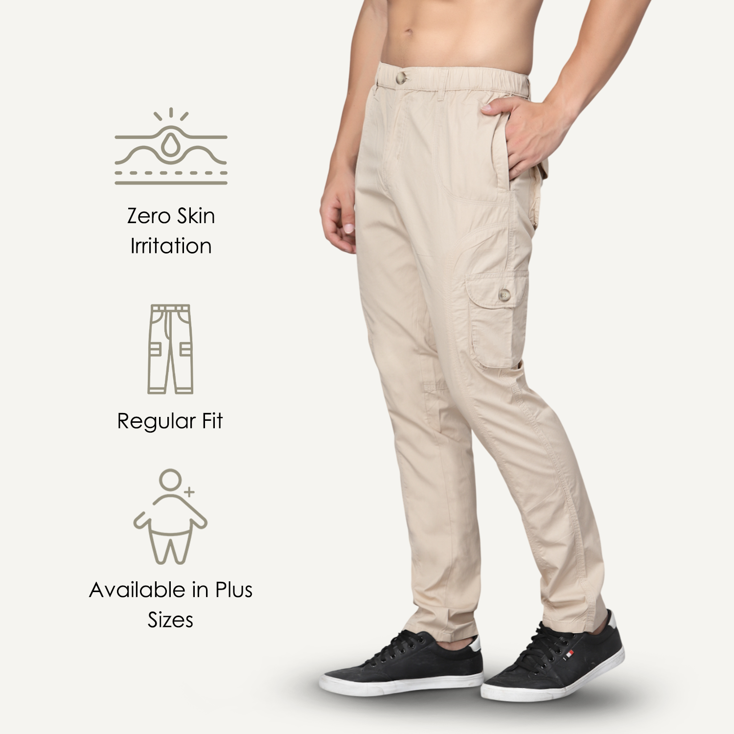 DOLLAR CLASSIC 6 POCKET CARGO PANTS