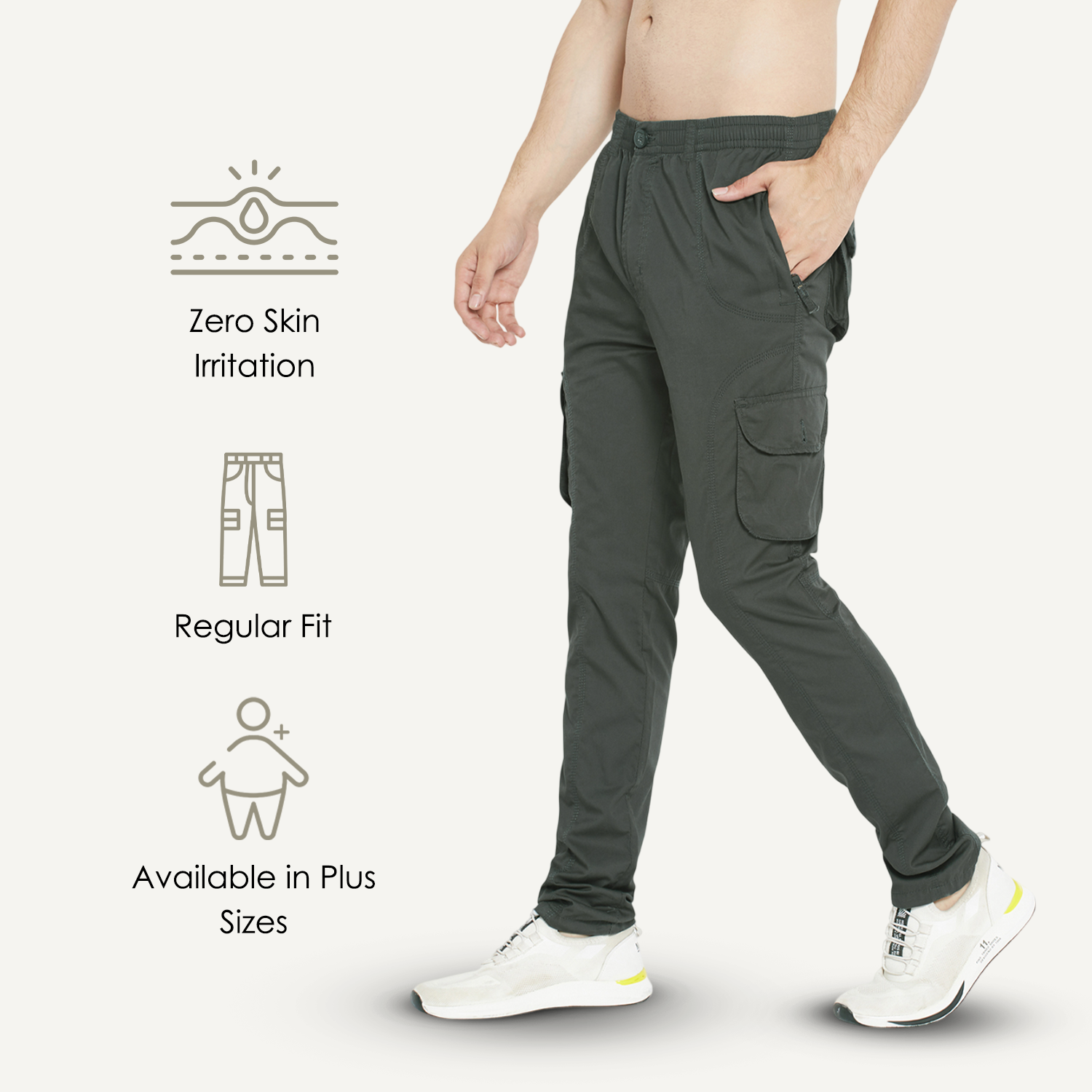 DOLLAR CLASSIC 6 POCKET CARGO PANTS