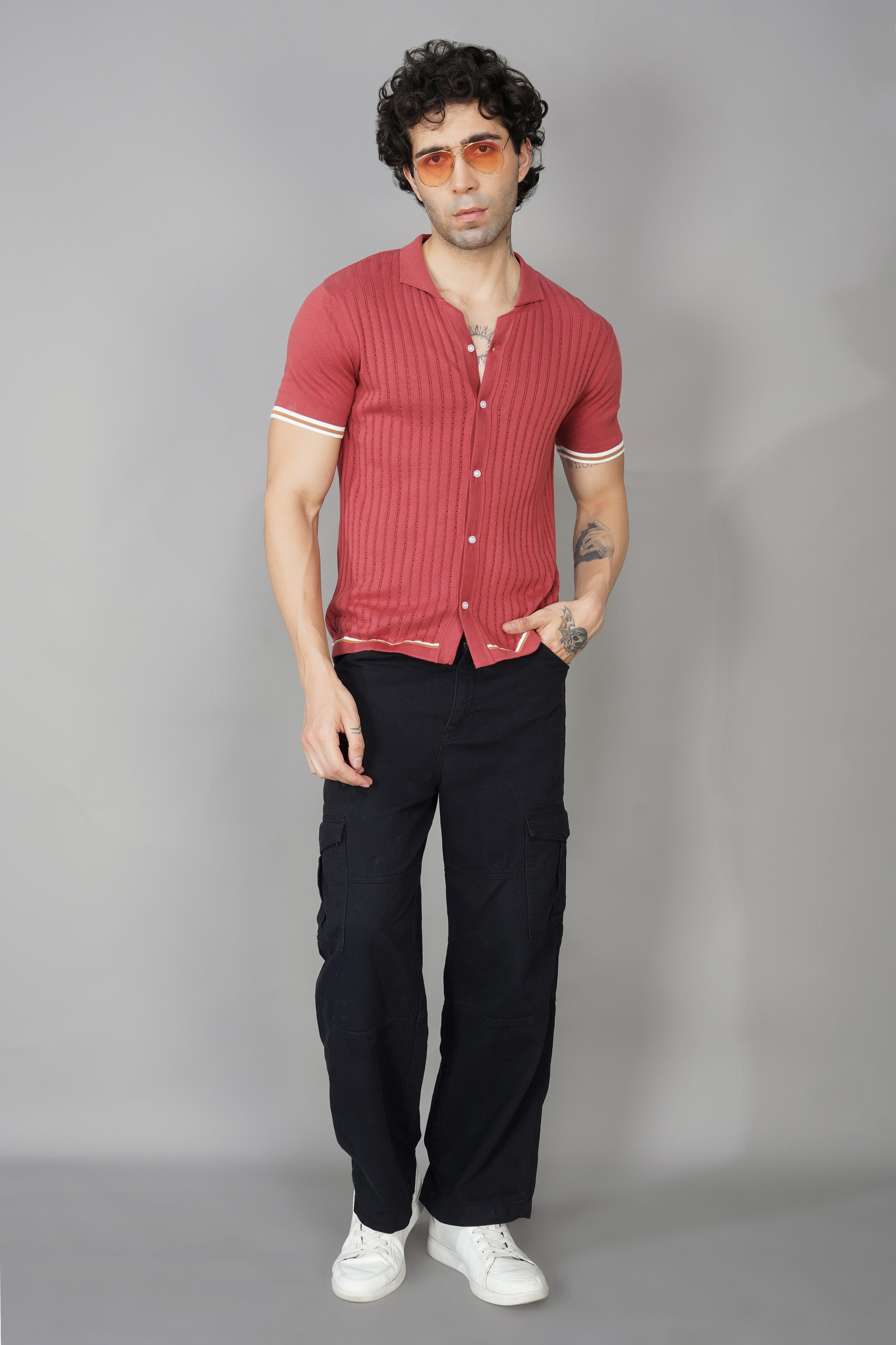 Flex Knit Shirt Crimson Clay