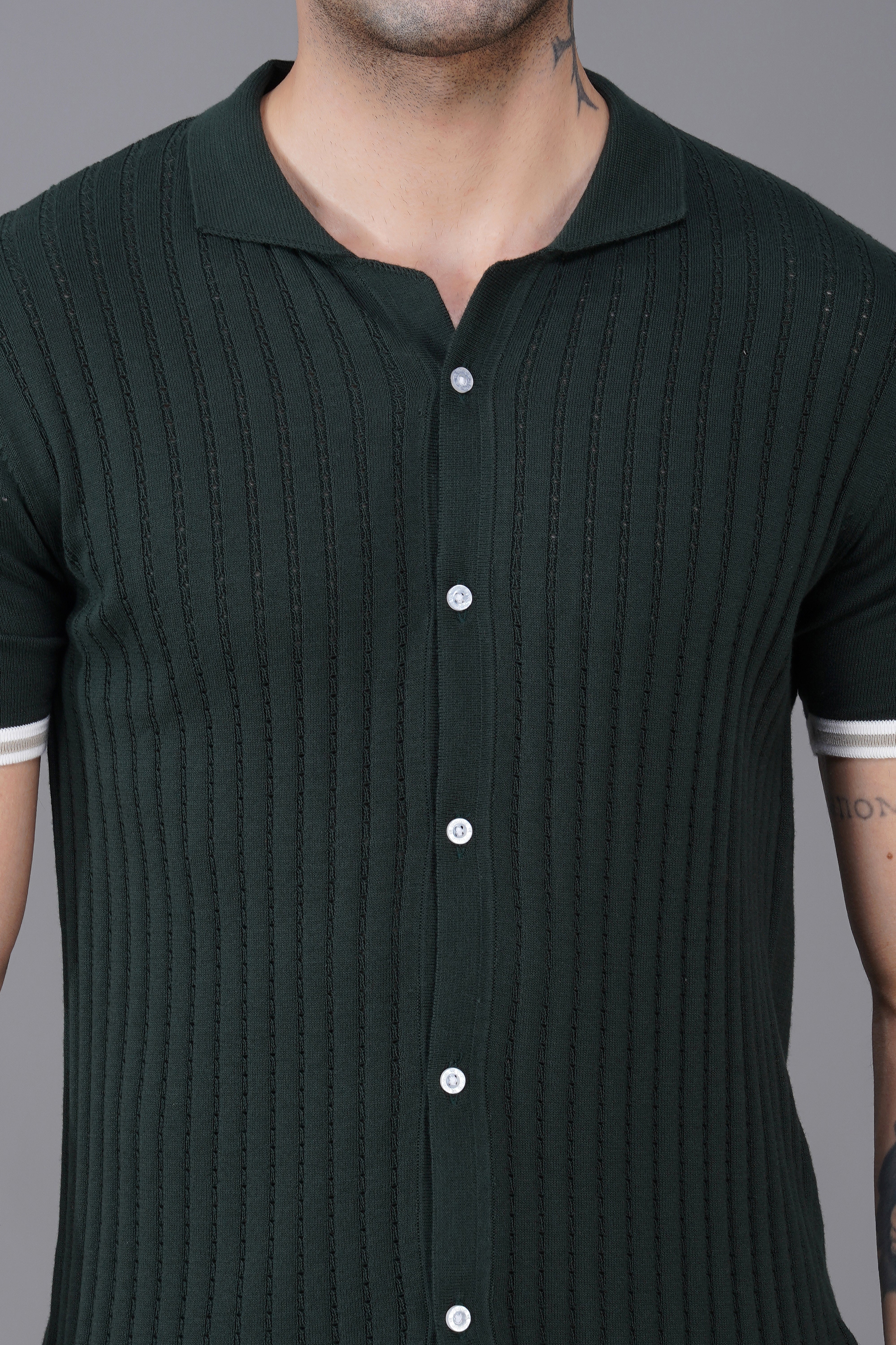 Flex Knit Shirt Charcoal Grey
