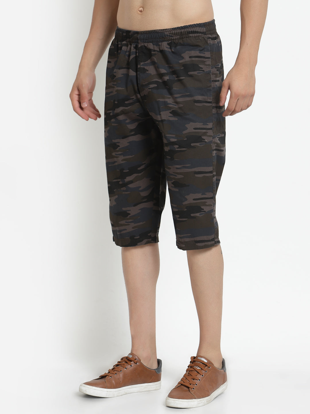 CORE RELAXED PRINTED 3/4 SHORTS