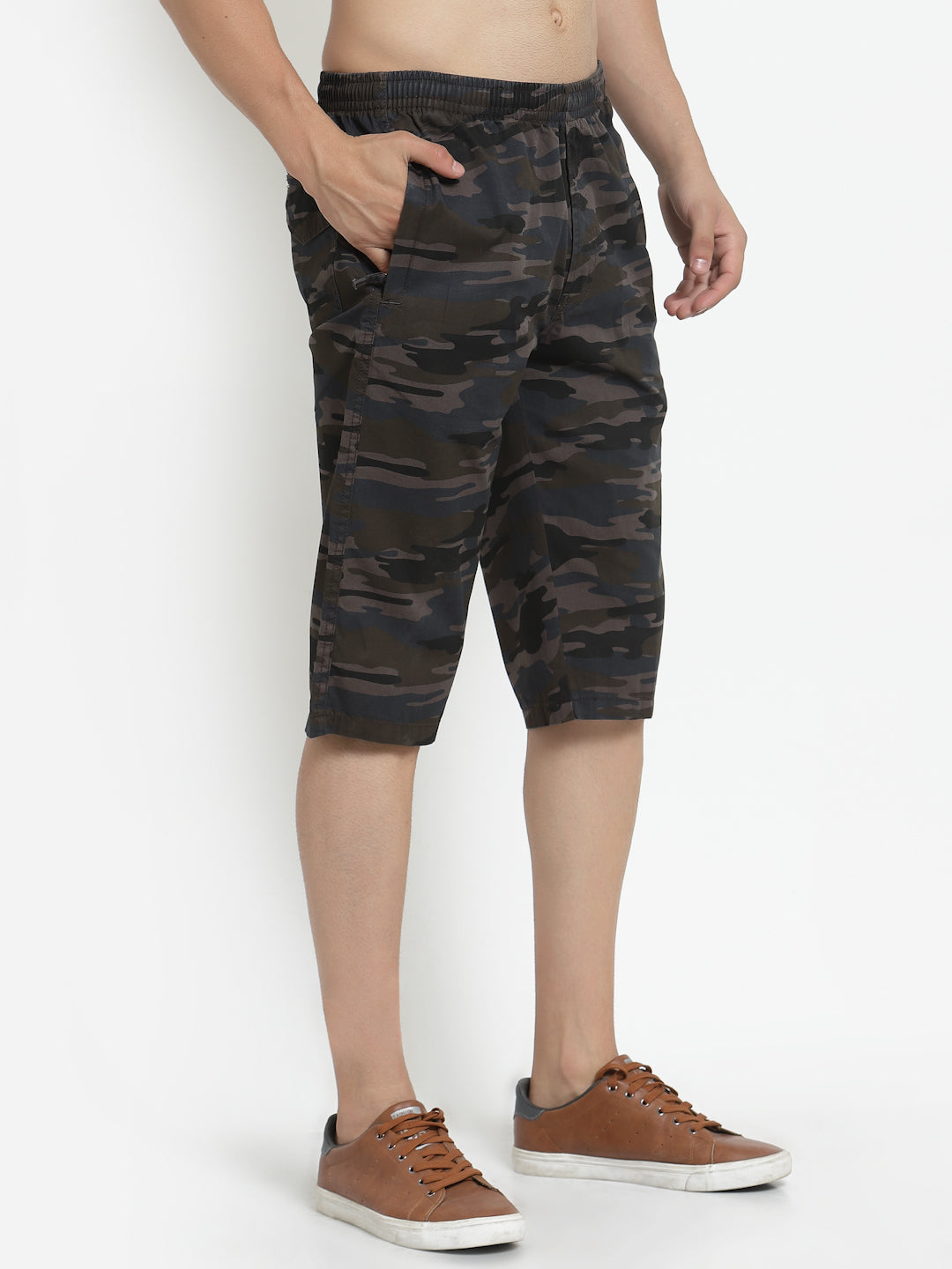 CORE RELAXED PRINTED 3/4 SHORTS