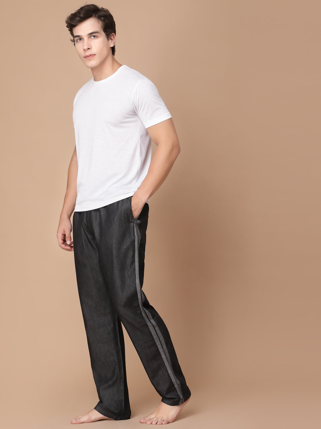 RELAXED FIT COTTON PYJAMAS