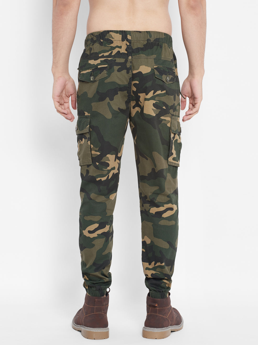 CAMOUFLAGE CARGO JOGGERS