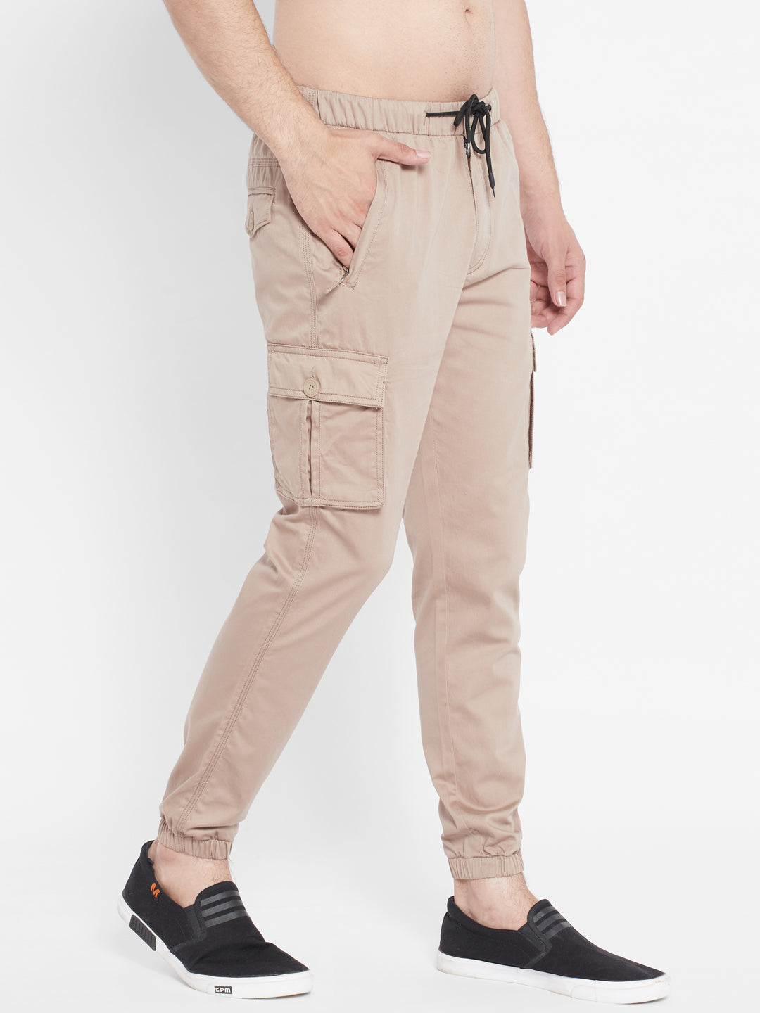 CUFFED STRETCHABLE JOGGER PANTS